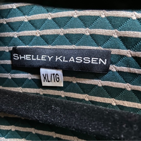 Shelley Klassen quilted velvet tunic dress Sz XL - Picture 8 of 12